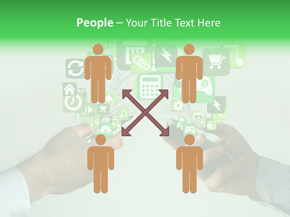 Global Glowing Connect PowerPoint Template