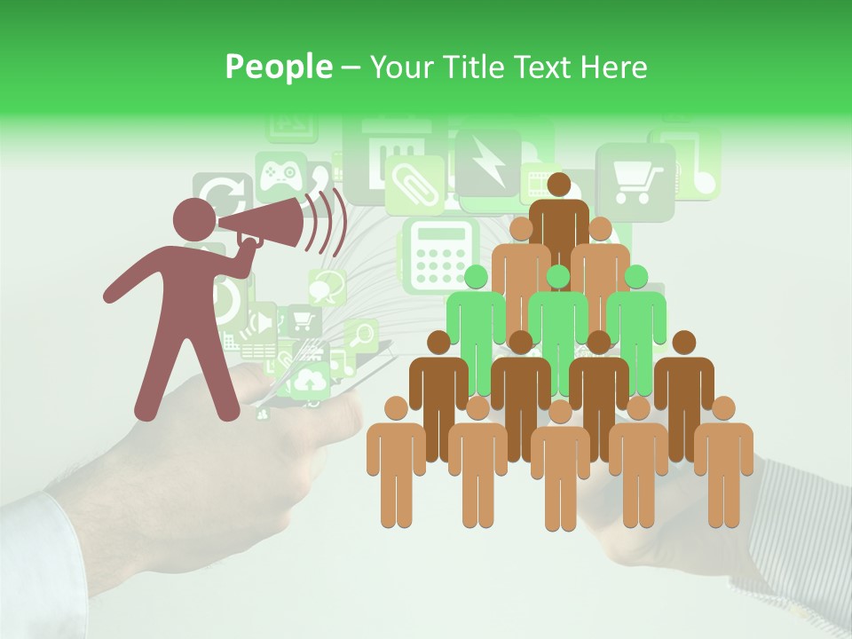 Global Glowing Connect PowerPoint Template