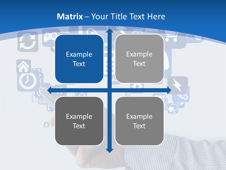 Man App Human PowerPoint Template