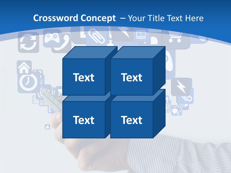 Man App Human PowerPoint Template