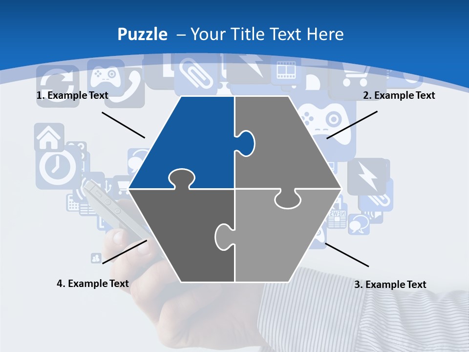 Man App Human PowerPoint Template