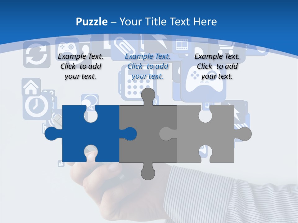 Man App Human PowerPoint Template