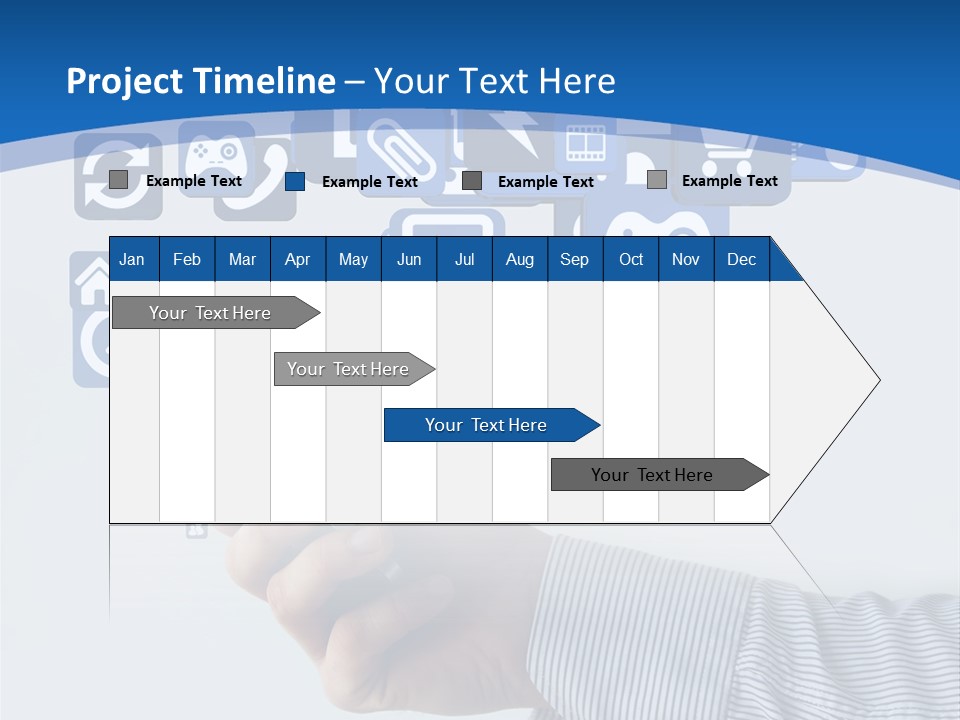 Man App Human PowerPoint Template