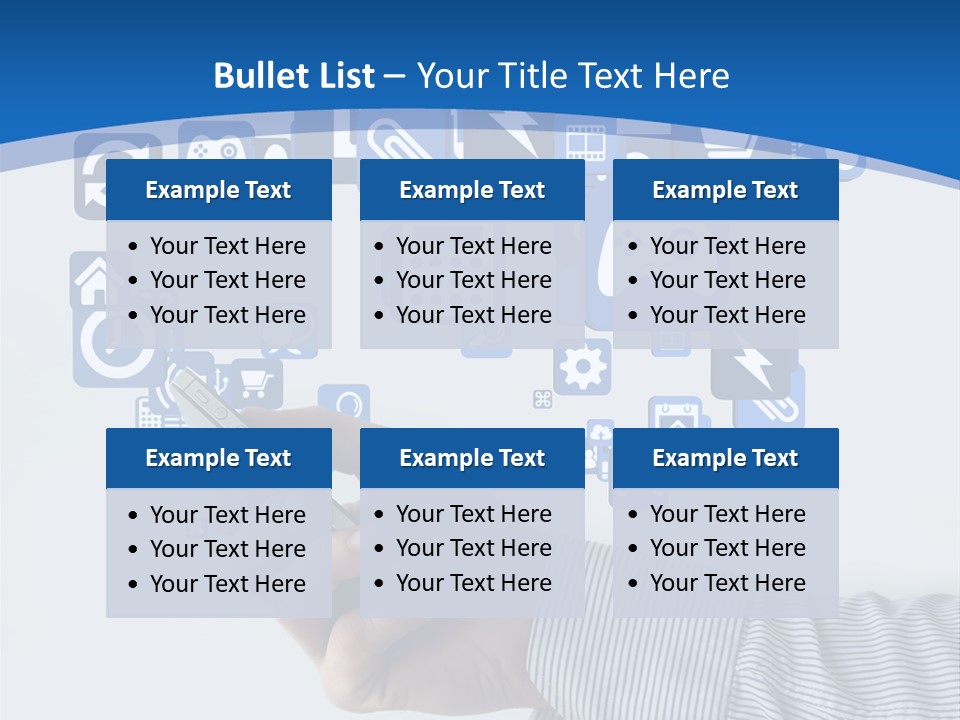 Man App Human PowerPoint Template