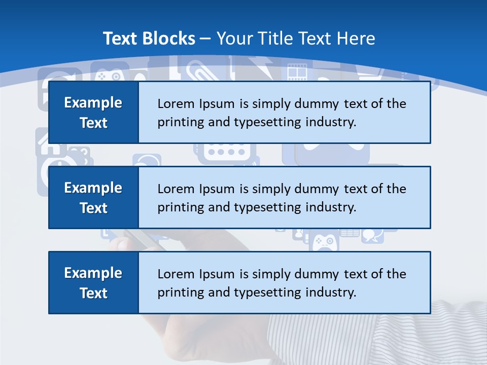 Man App Human PowerPoint Template