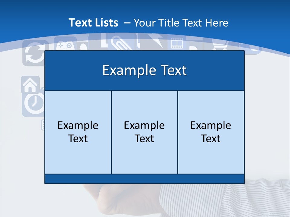 Man App Human PowerPoint Template