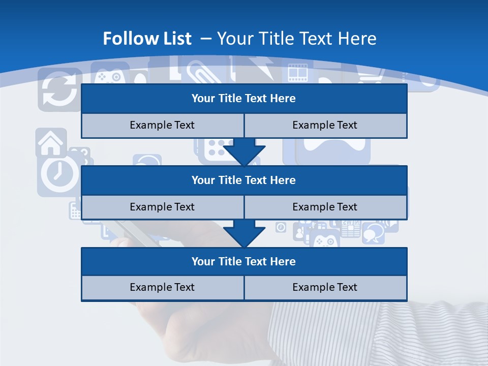 Man App Human PowerPoint Template