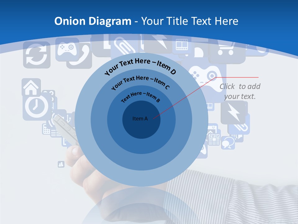 Man App Human PowerPoint Template