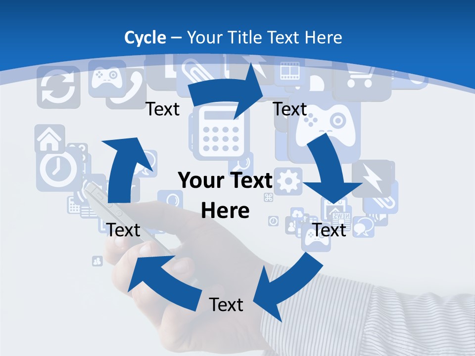 Man App Human PowerPoint Template