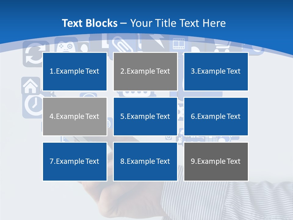 Man App Human PowerPoint Template