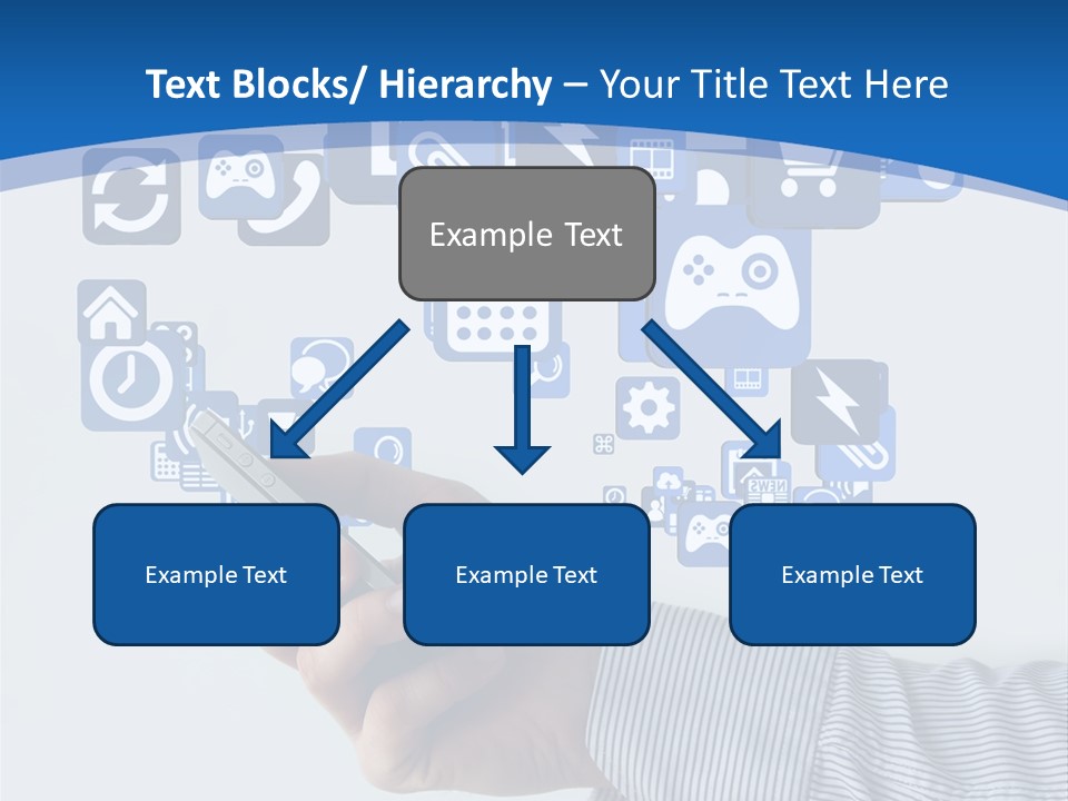 Man App Human PowerPoint Template