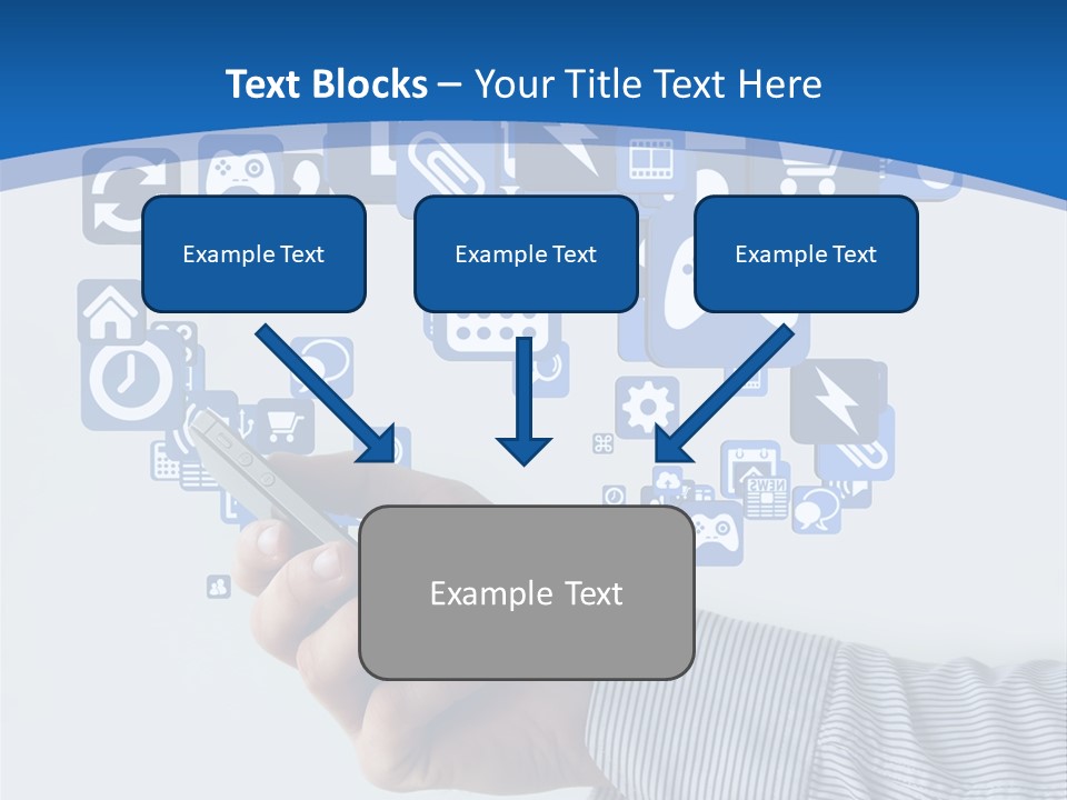Man App Human PowerPoint Template