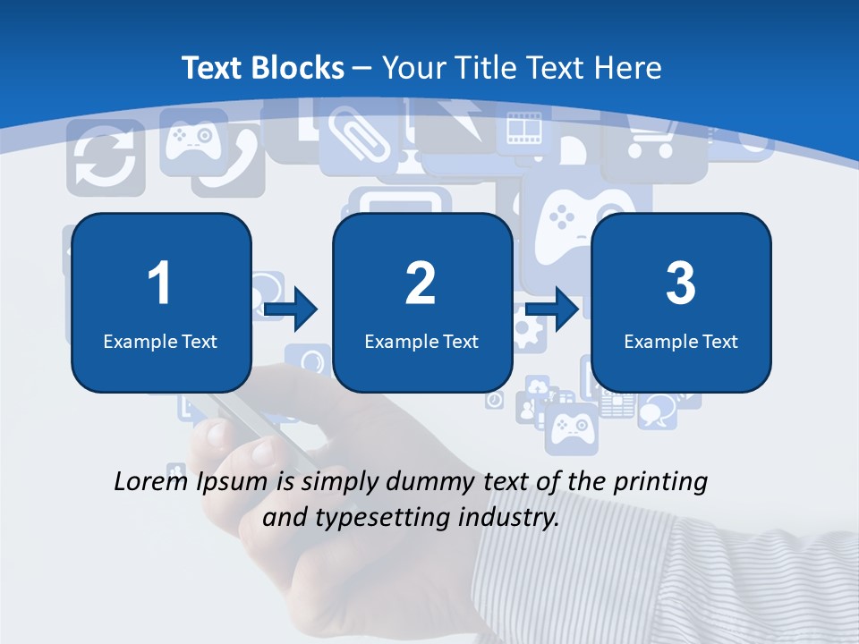 Man App Human PowerPoint Template