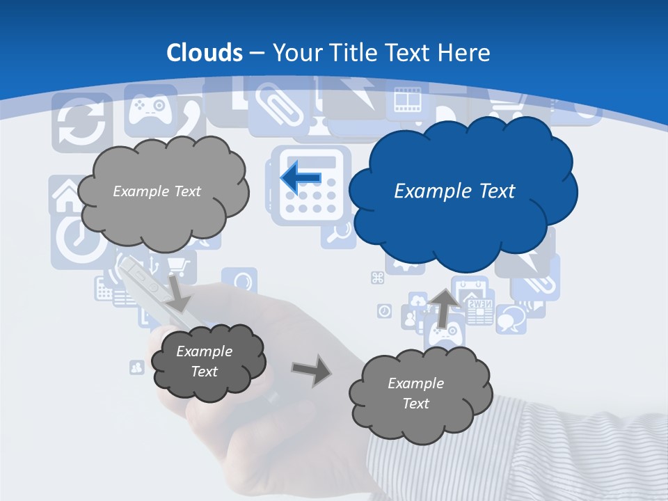 Man App Human PowerPoint Template