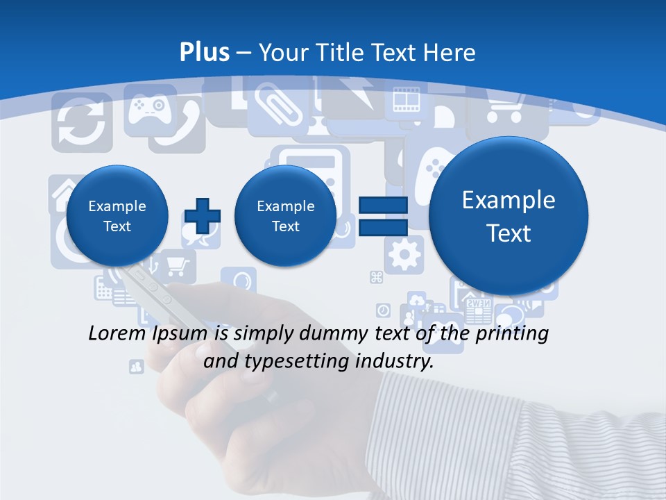 Man App Human PowerPoint Template