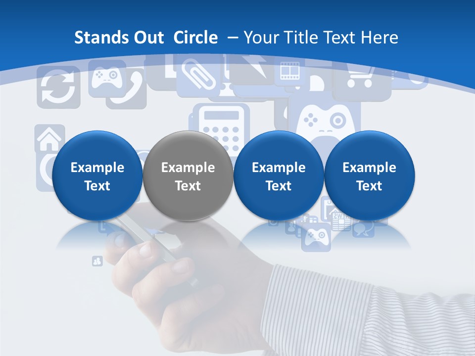 Man App Human PowerPoint Template