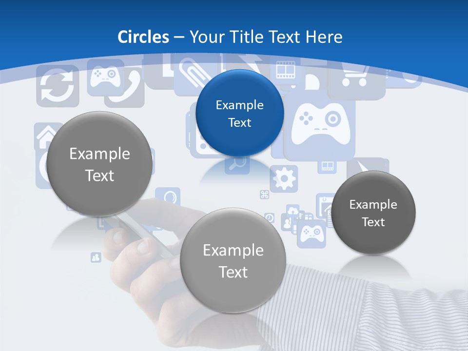 Man App Human PowerPoint Template