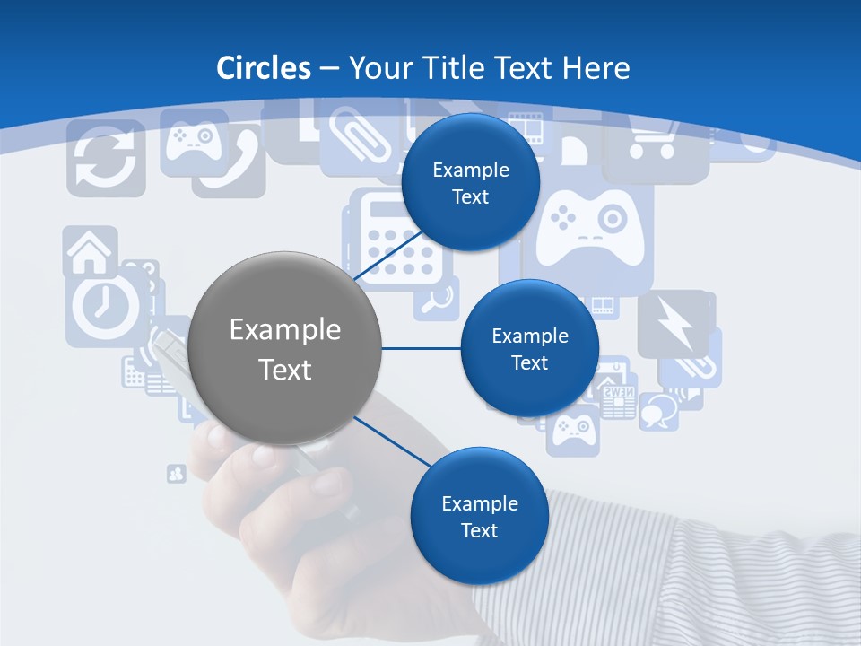 Man App Human PowerPoint Template