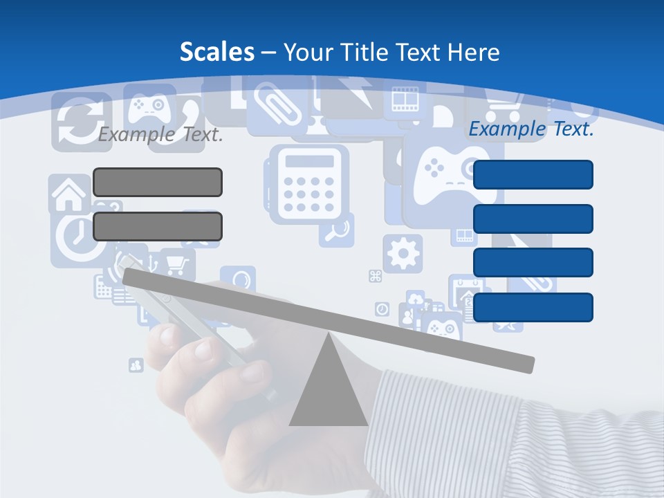 Man App Human PowerPoint Template