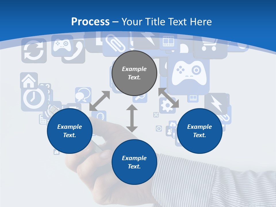 Man App Human PowerPoint Template