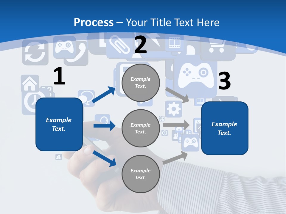Man App Human PowerPoint Template