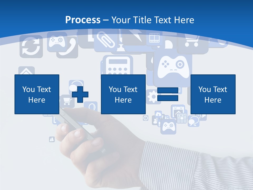 Man App Human PowerPoint Template