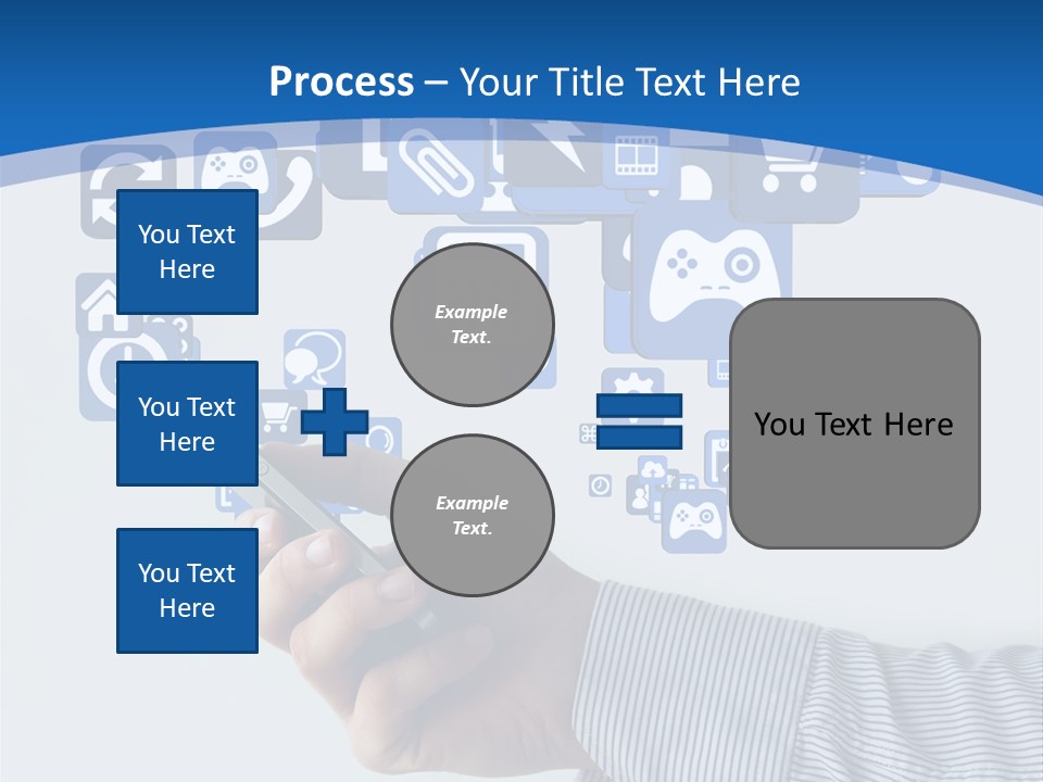 Man App Human PowerPoint Template