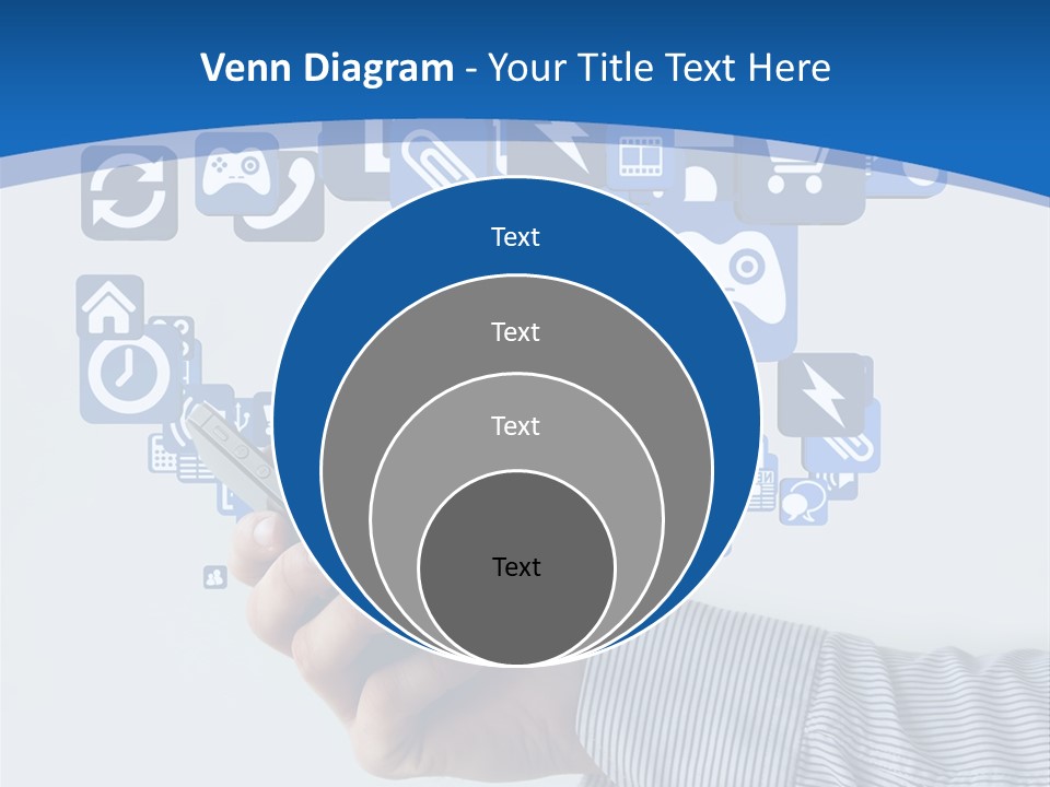 Man App Human PowerPoint Template