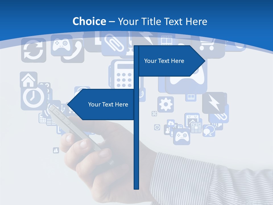 Man App Human PowerPoint Template
