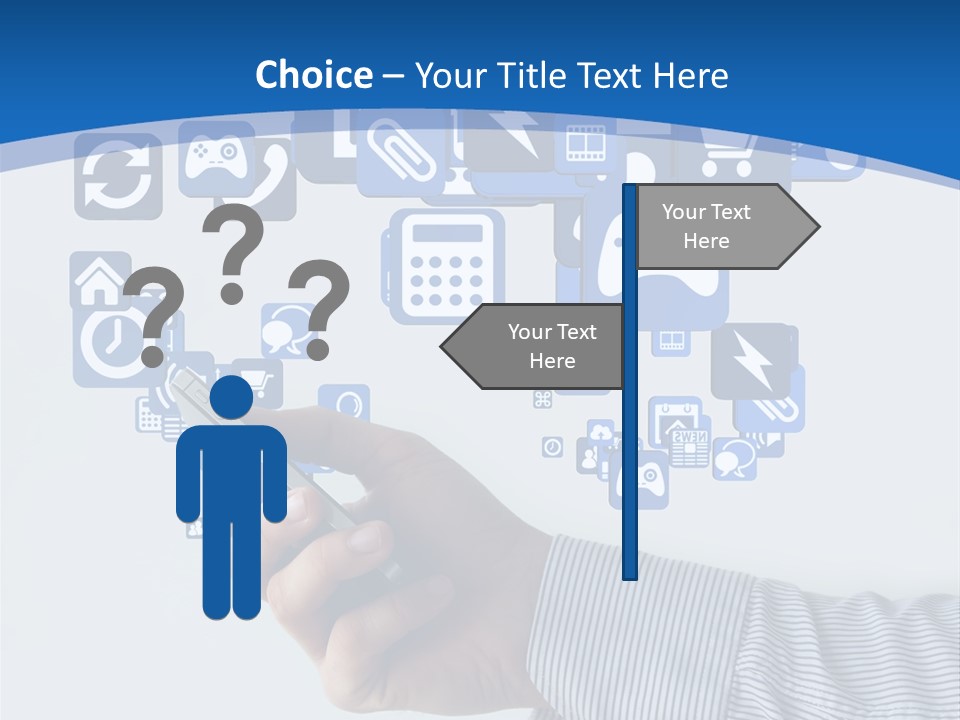 Man App Human PowerPoint Template