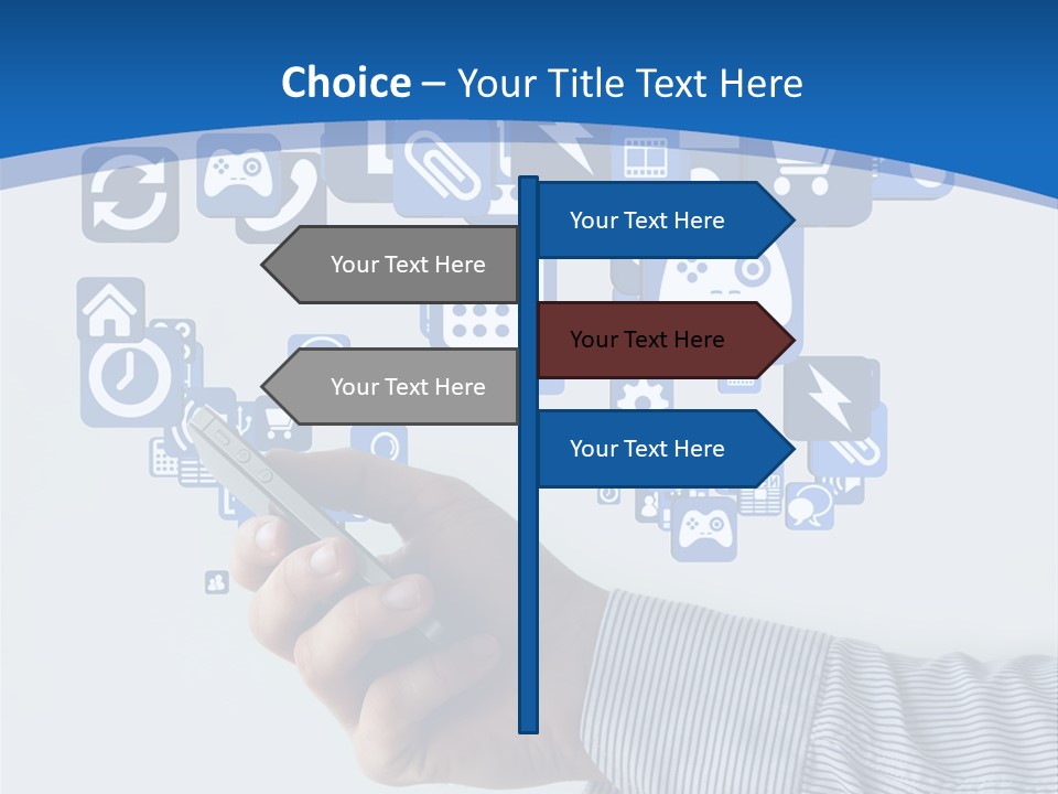 Man App Human PowerPoint Template