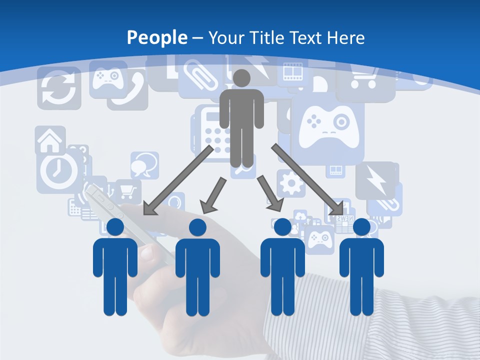 Man App Human PowerPoint Template