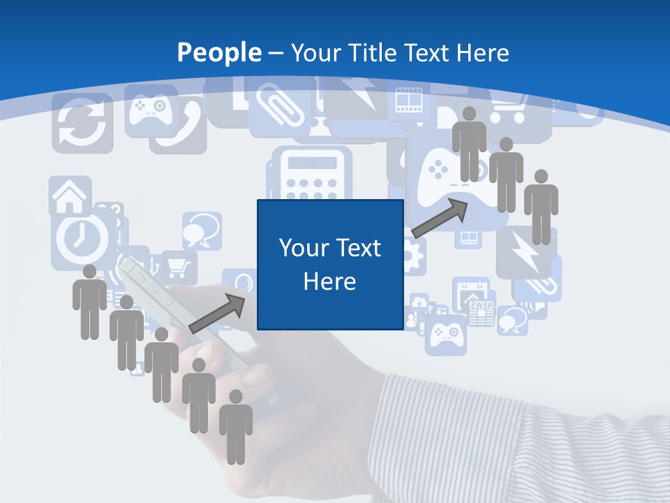 Man App Human PowerPoint Template