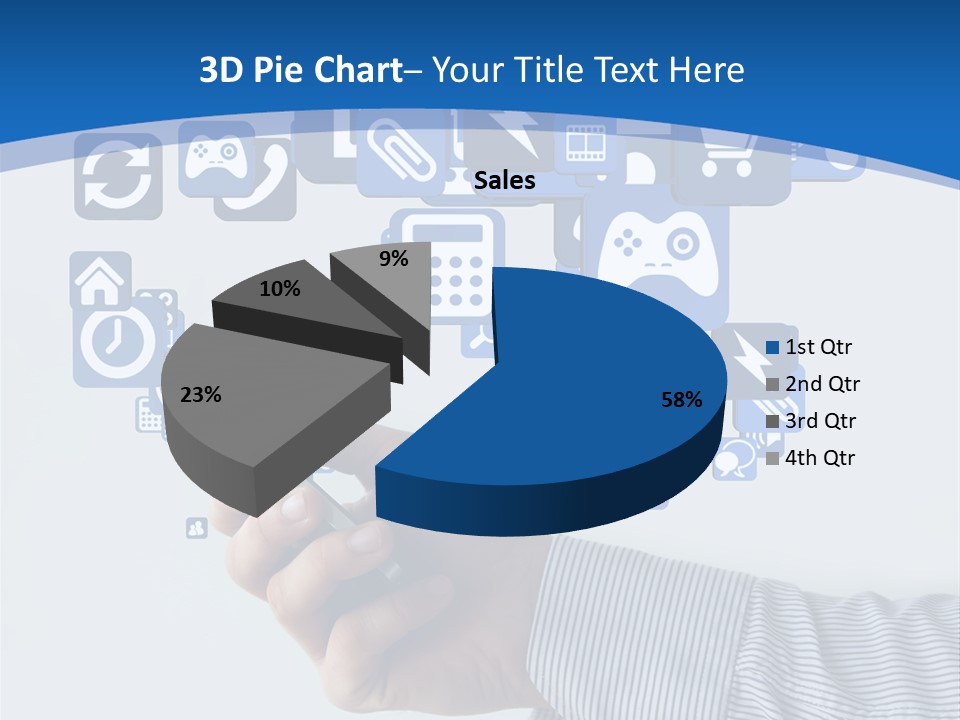 Man App Human PowerPoint Template