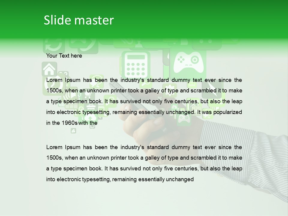Application Like Network PowerPoint Template
