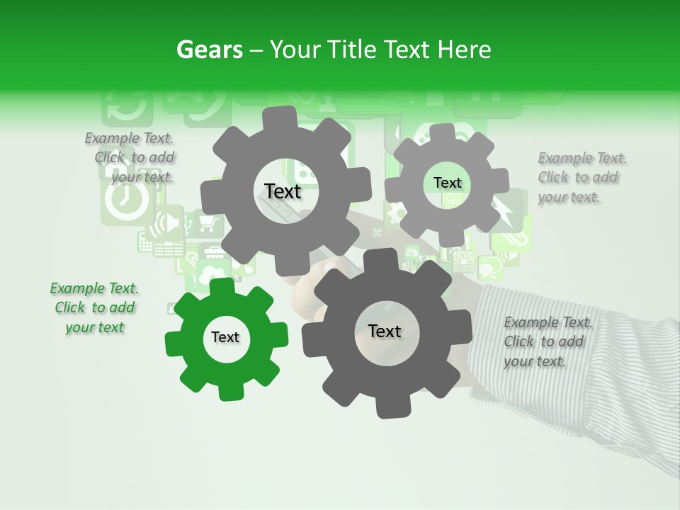 Application Like Network PowerPoint Template