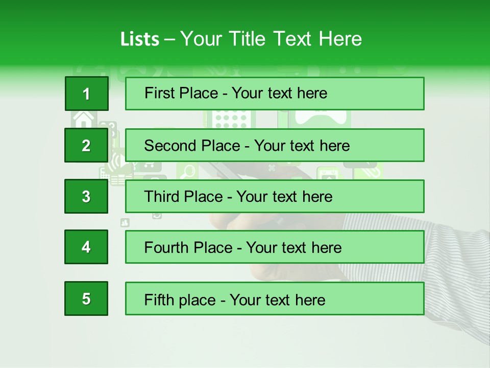 Application Like Network PowerPoint Template