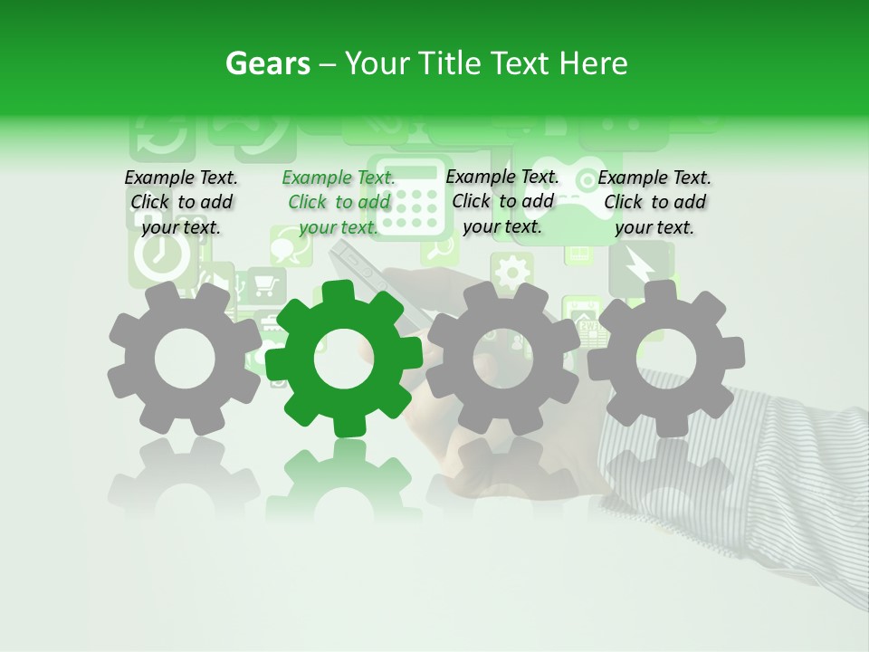 Application Like Network PowerPoint Template