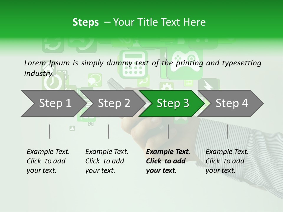Application Like Network PowerPoint Template
