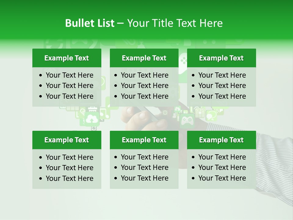 Application Like Network PowerPoint Template