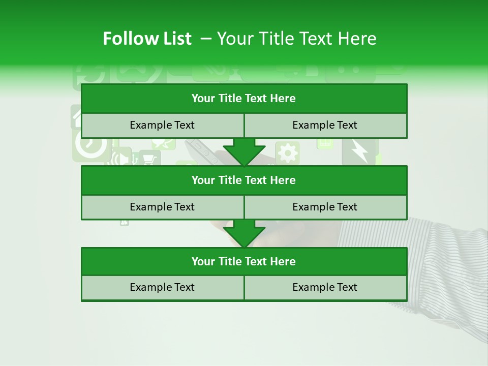 Application Like Network PowerPoint Template