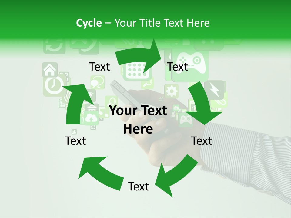 Application Like Network PowerPoint Template