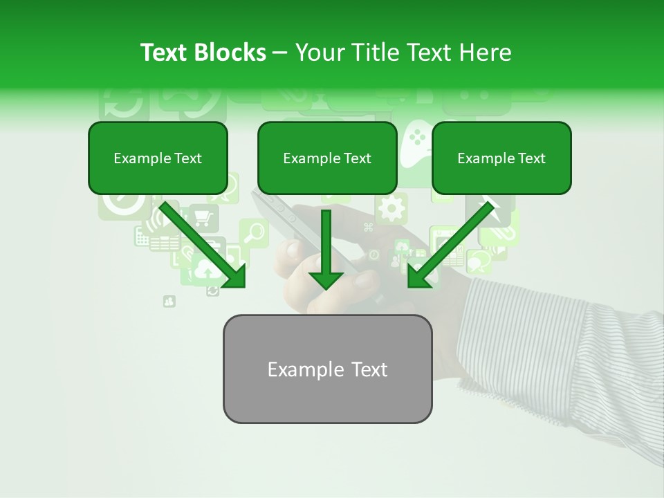Application Like Network PowerPoint Template