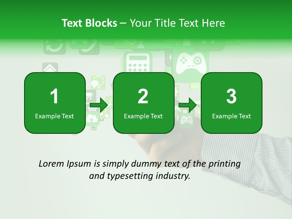 Application Like Network PowerPoint Template