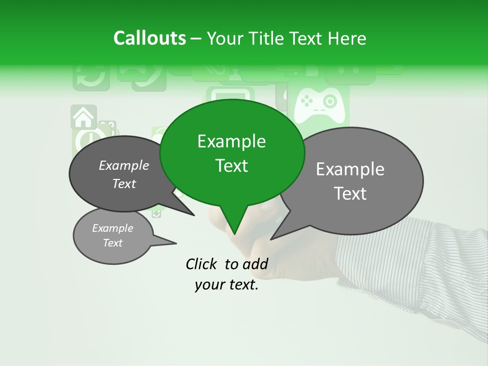 Application Like Network PowerPoint Template