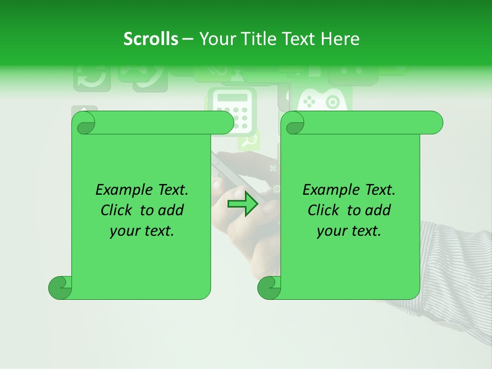 Application Like Network PowerPoint Template