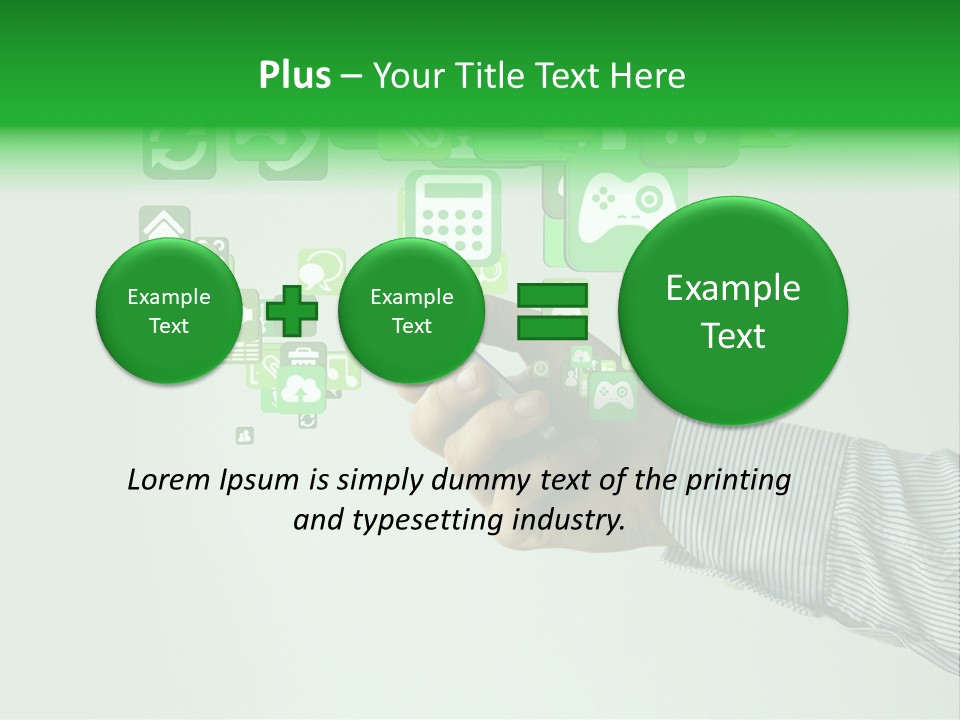 Application Like Network PowerPoint Template