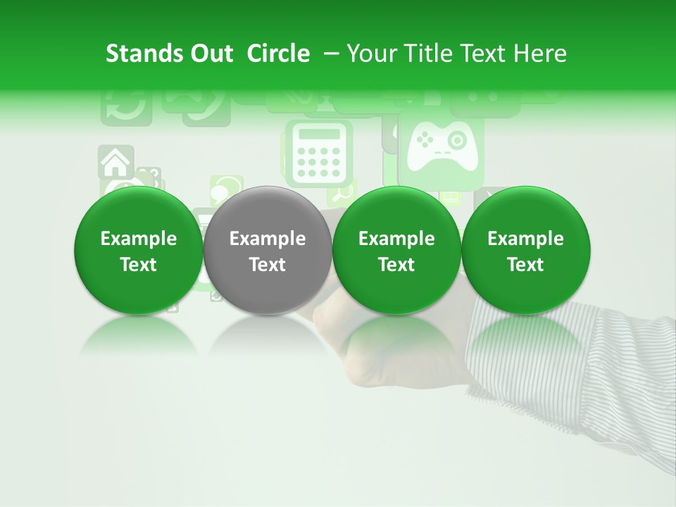 Application Like Network PowerPoint Template