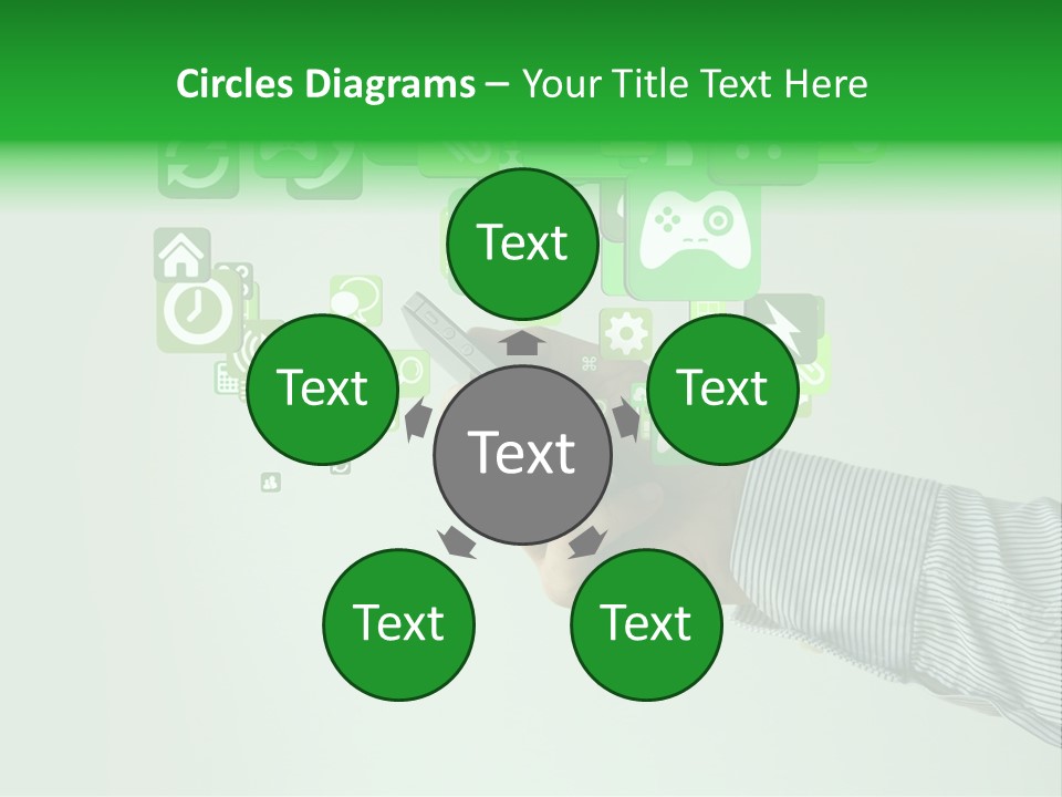 Application Like Network PowerPoint Template