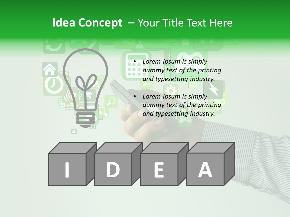 Application Like Network PowerPoint Template